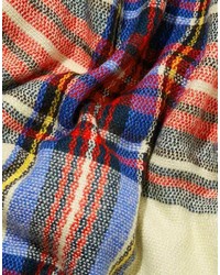 Женский разноцветный шарф в шотландскую клетку от Asos