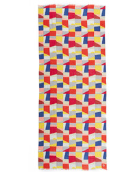 Женский разноцветный шарф с принтом от Tory Burch