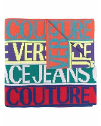 Мужской разноцветный шарф с принтом от VERSACE JEANS COUTURE