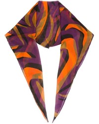 Женский разноцветный шарф с принтом от Versace