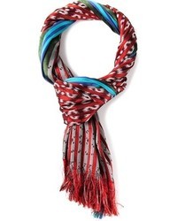 Мужской разноцветный шарф от Etro