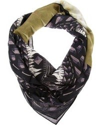 Мужской разноцветный шарф от Givenchy