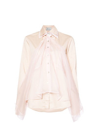 Розовая блуза на пуговицах от Balossa White Shirt