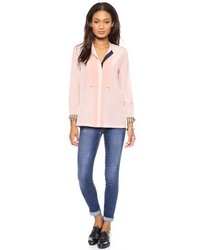 Розовая блуза на пуговицах от Paul Smith