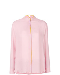 Розовая блуза на пуговицах от Etro