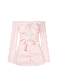 Розовая блуза на пуговицах от Jovonna