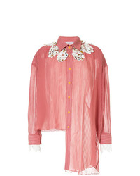 Розовая блуза на пуговицах от Lalo