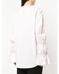 Розовая блуза на пуговицах от Monographie