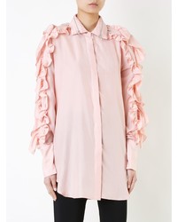 Розовая блуза на пуговицах от Preen by Thornton Bregazzi