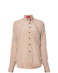 Розовая блуза на пуговицах от VIVIENNE WESTWOOD RED LABEL