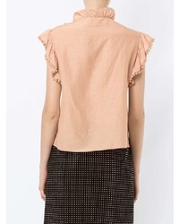 Розовая блуза с коротким рукавом от Nk