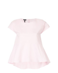Розовая блуза с коротким рукавом от Jil Sander Navy