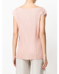 Розовая блуза с коротким рукавом от Antonelli