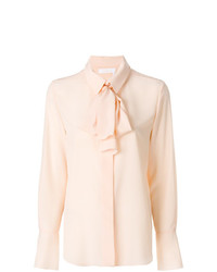 Розовая блузка с длинным рукавом от Chloé