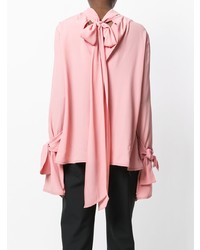 Розовая блузка с длинным рукавом от Marni