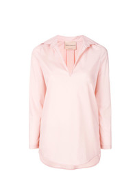Розовая блузка с длинным рукавом от Erika Cavallini
