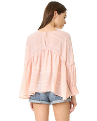 Розовая блузка с длинным рукавом от Finders Keepers