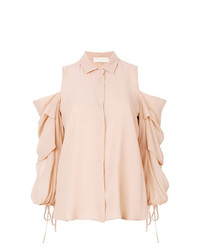 Розовая блузка с длинным рукавом от L'Autre Chose