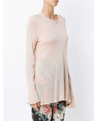 Розовая блузка с длинным рукавом от OSKLEN