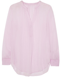 Розовая блузка с длинным рукавом от Raquel Allegra