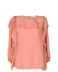 Розовая блузка с длинным рукавом от See by Chloe