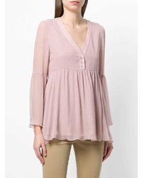 Розовая блузка с длинным рукавом от Hemisphere