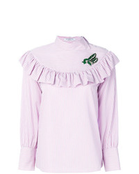 Розовая блузка с длинным рукавом от Vivetta