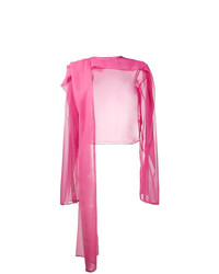 Розовая блузка с длинным рукавом от Y/Project