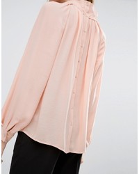 Розовая блузка от Warehouse