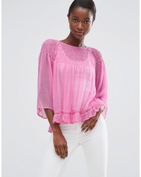 Розовая блузка от Mango