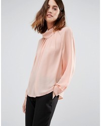 Розовая блузка от Warehouse