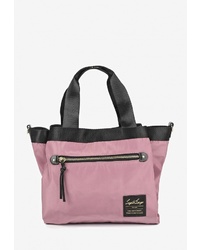 Розовая большая сумка из плотной ткани от Legato Largo