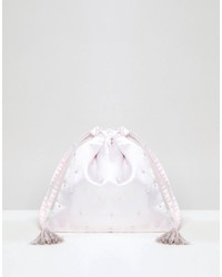 Розовая большая сумка с украшением от Vero Moda