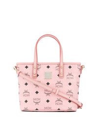 Розовая большая сумка от MCM
