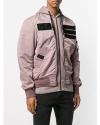 Мужская розовая ветровка от Diesel