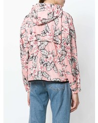 Женская розовая ветровка от Moncler