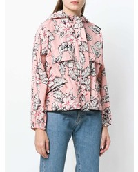 Женская розовая ветровка от Moncler