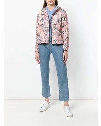 Женская розовая ветровка от Moncler