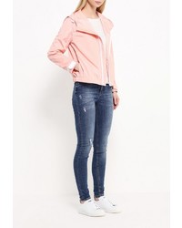 Женская розовая ветровка от Love Moschino