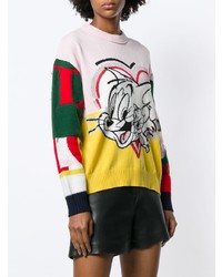 Женская розовая водолазка с принтом от Iceberg