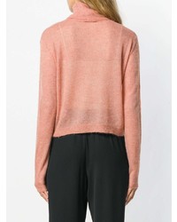 Женская розовая водолазка от Alysi