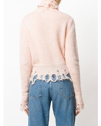 Женская розовая водолазка от Marco Bologna