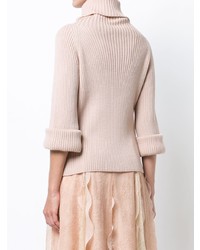 Женская розовая водолазка от RED Valentino