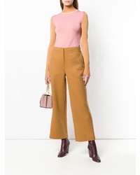 Женская розовая водолазка от Roksanda