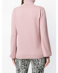 Женская розовая водолазка от Fine Edge