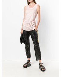 Женская розовая вязаная майка от Diesel