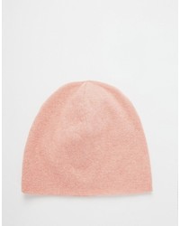 Женская розовая вязаная шапка от Hat Attack