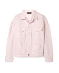 Женская розовая джинсовая куртка от Double Rainbouu