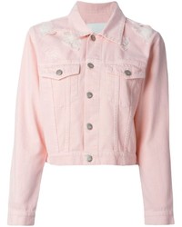 Женская розовая джинсовая куртка от Lala Berlin