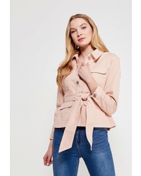 Женская розовая джинсовая куртка от Lost Ink Petite
